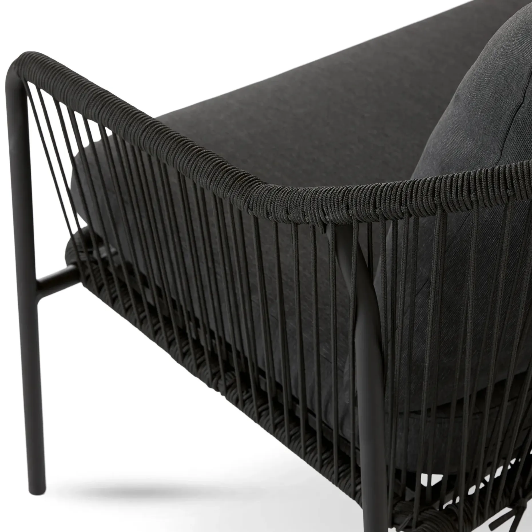 Calicut 67" Outdoor Loveseat - Coast Black
