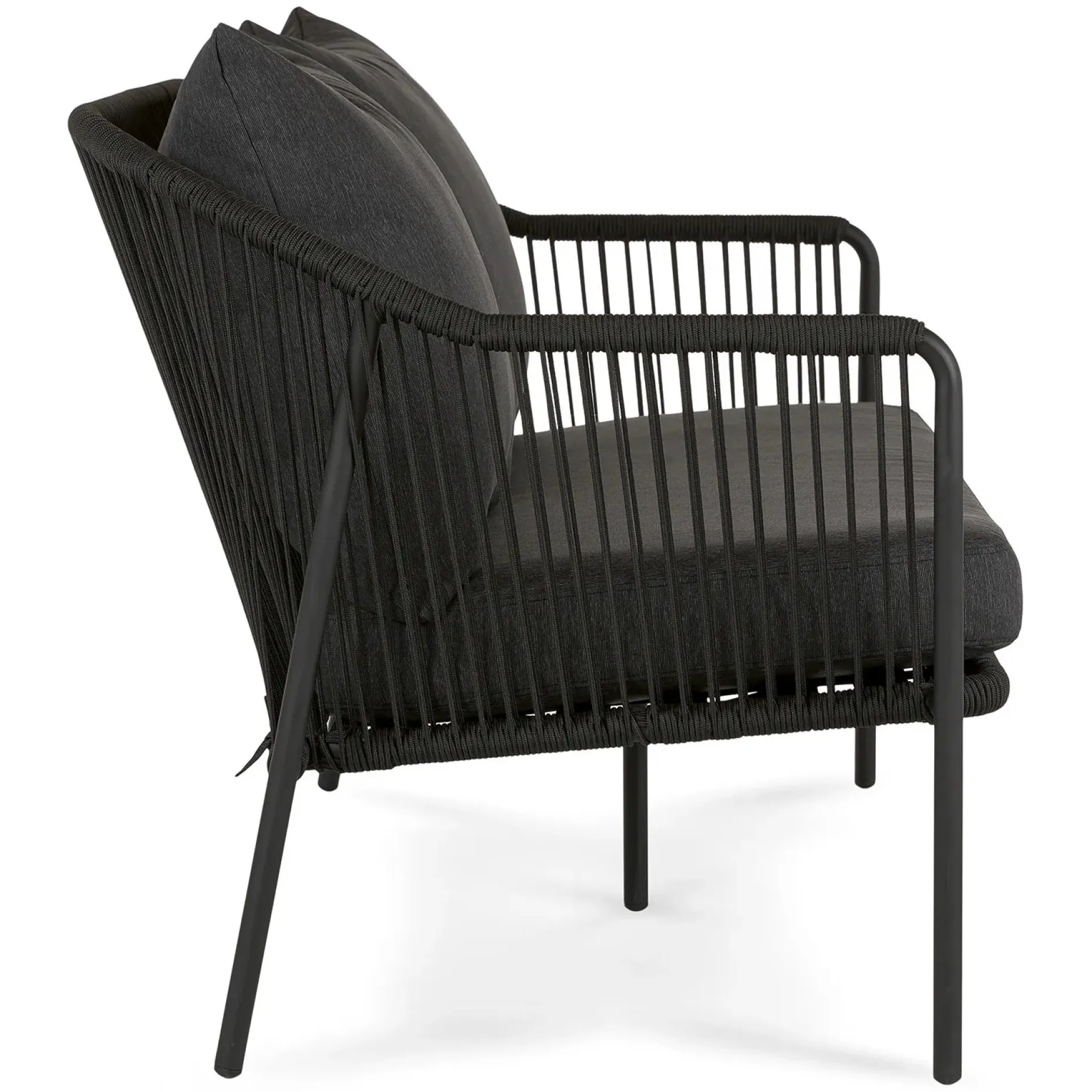 Calicut 67" Outdoor Loveseat - Coast Black