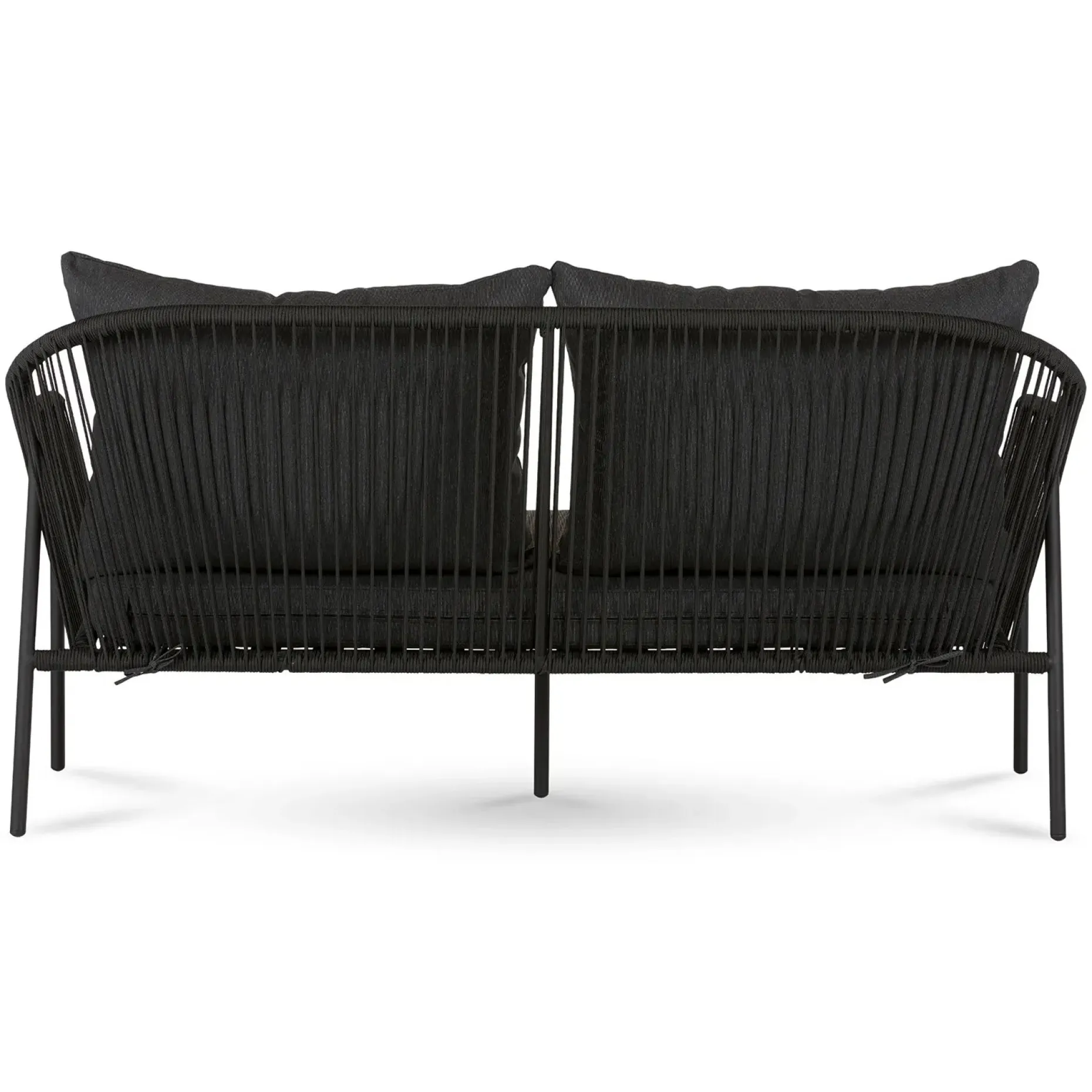 Calicut 67" Outdoor Loveseat Set - Coast Black