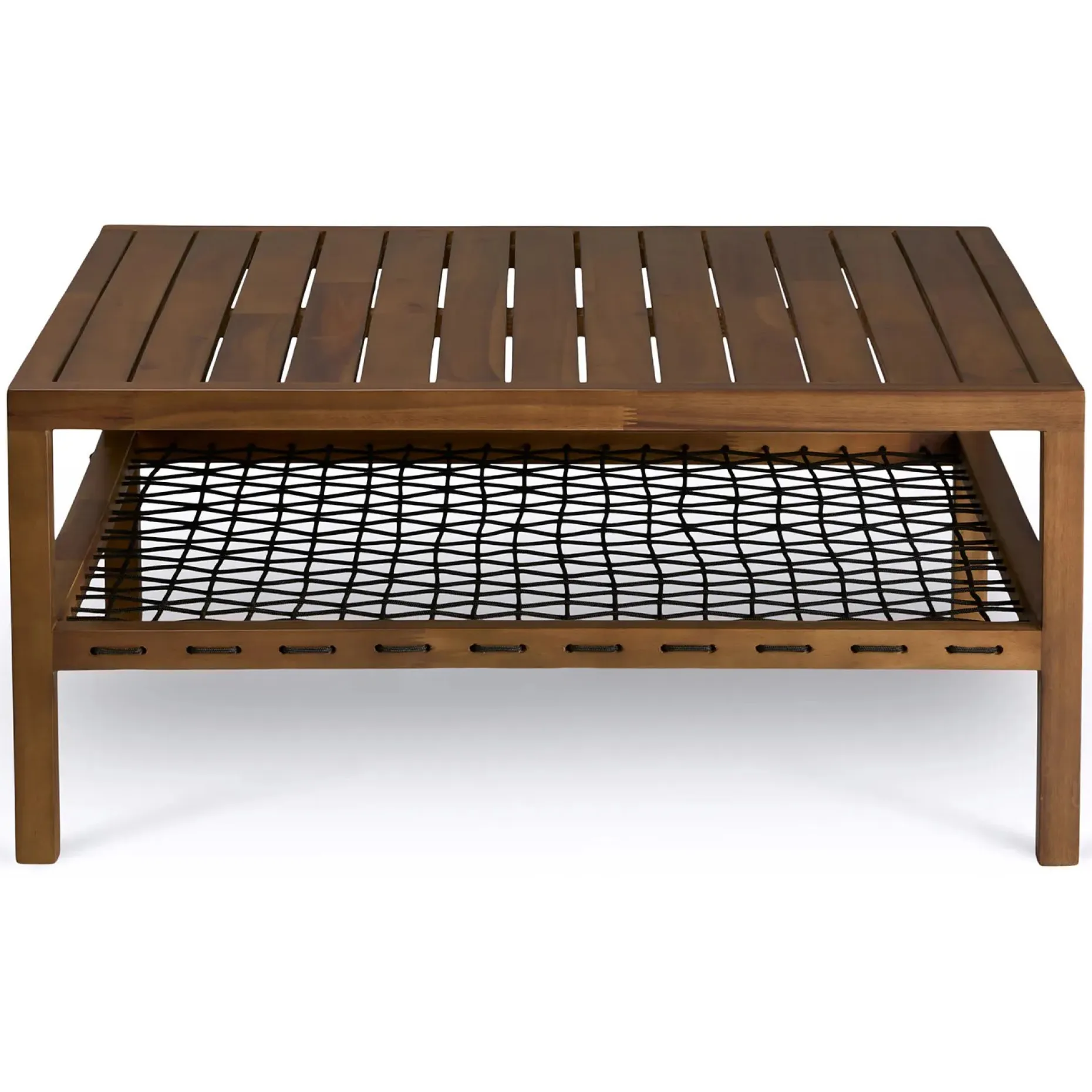 Callais 35.5" Outdoor Coffee Table - Latte Brown