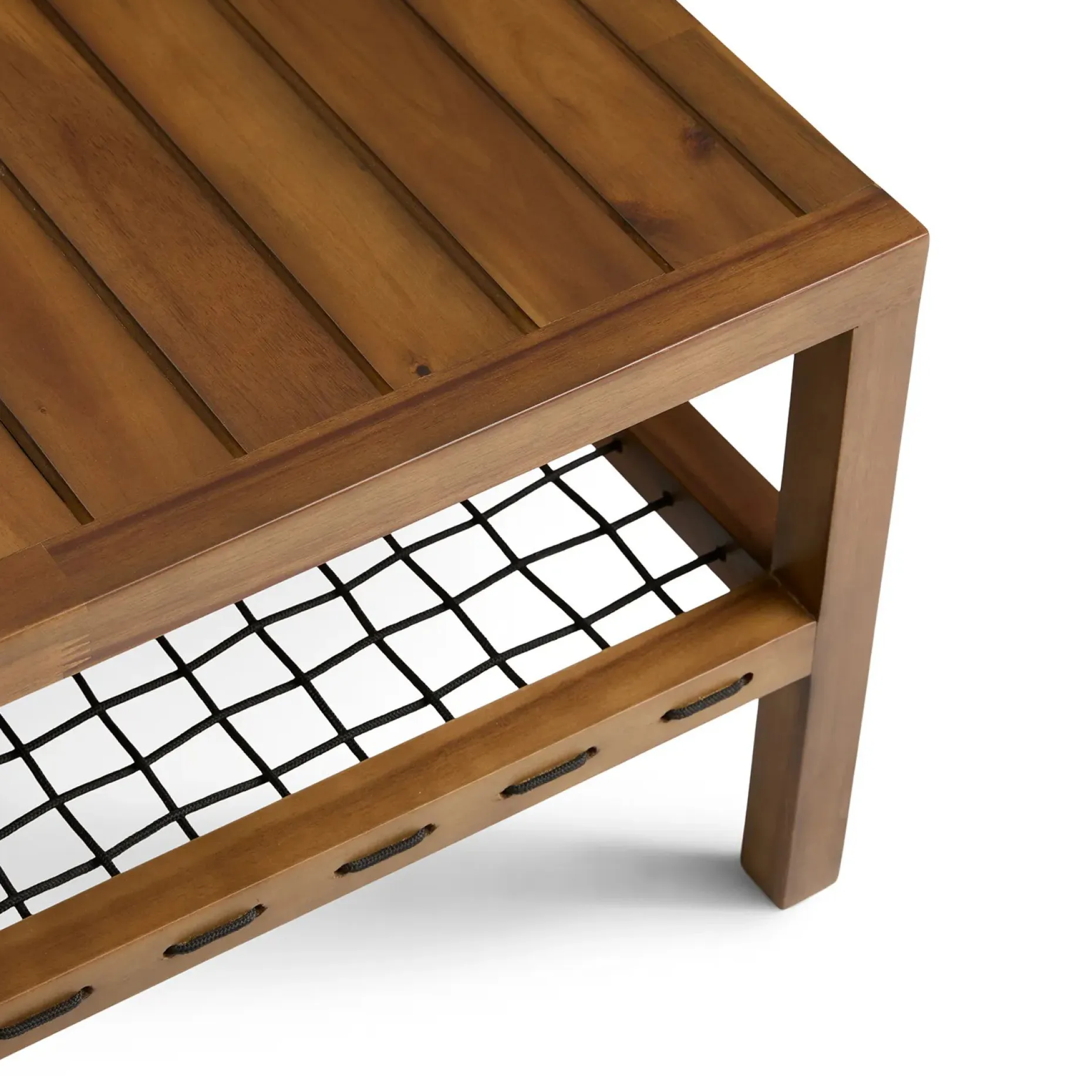 Callais 35.5" Outdoor Coffee Table - Latte Brown