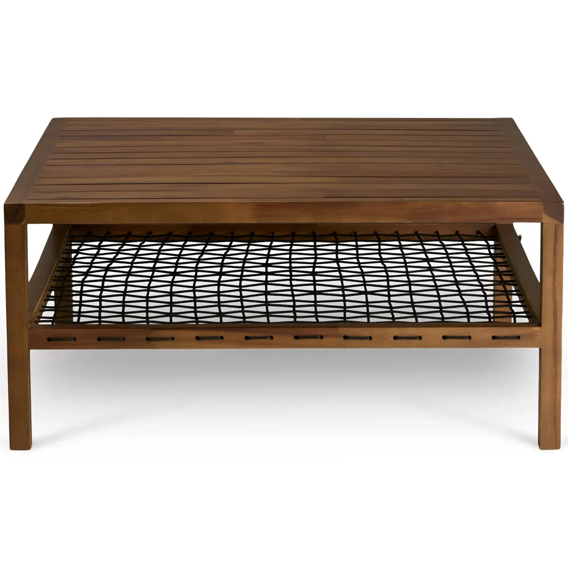 Callais 35.5" Outdoor Coffee Table - Latte Brown