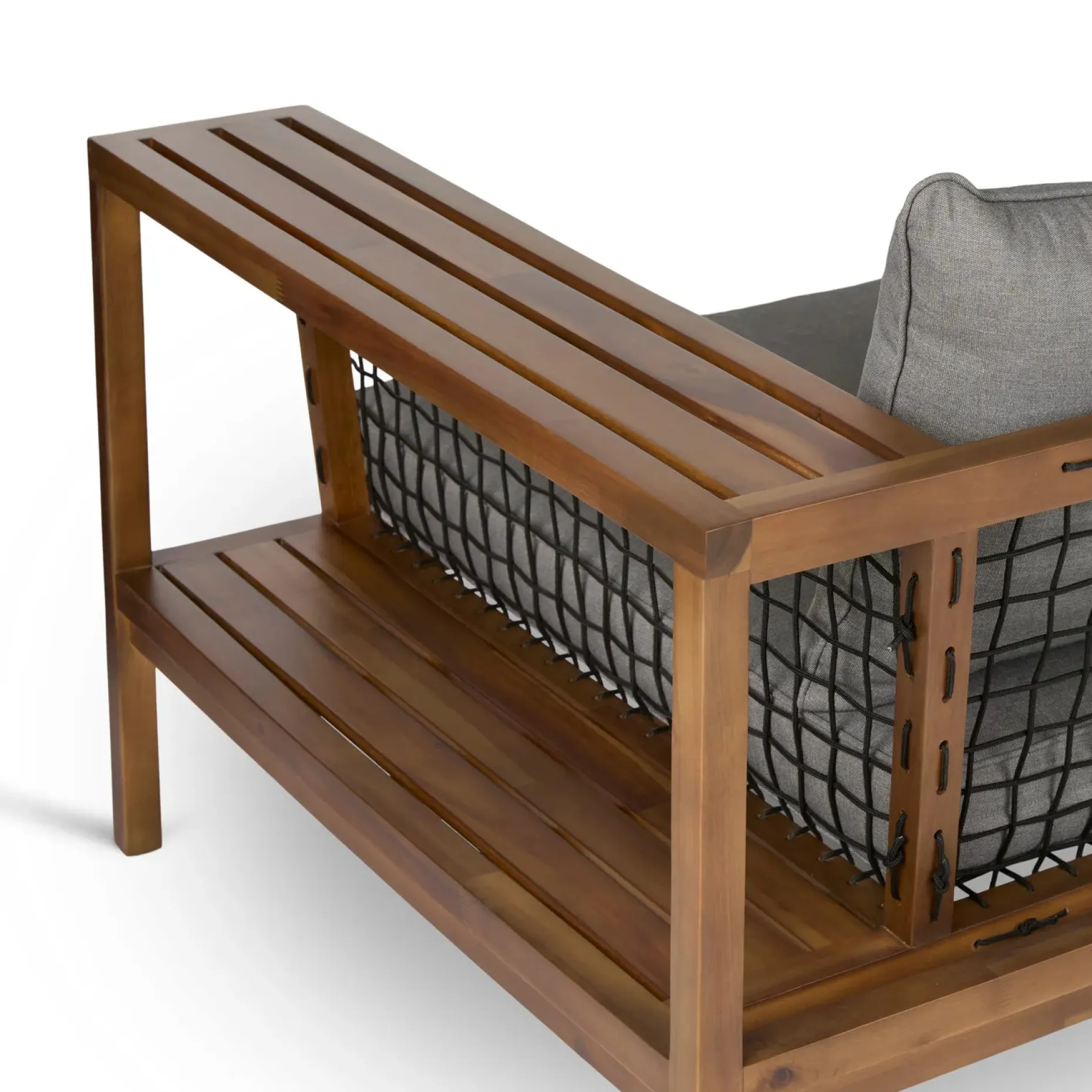 Callais 55" Outdoor Lounge Chair - Taupe Gray