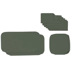 Callais Outdoor Sectional Cushion Cover Set - Dravite Green