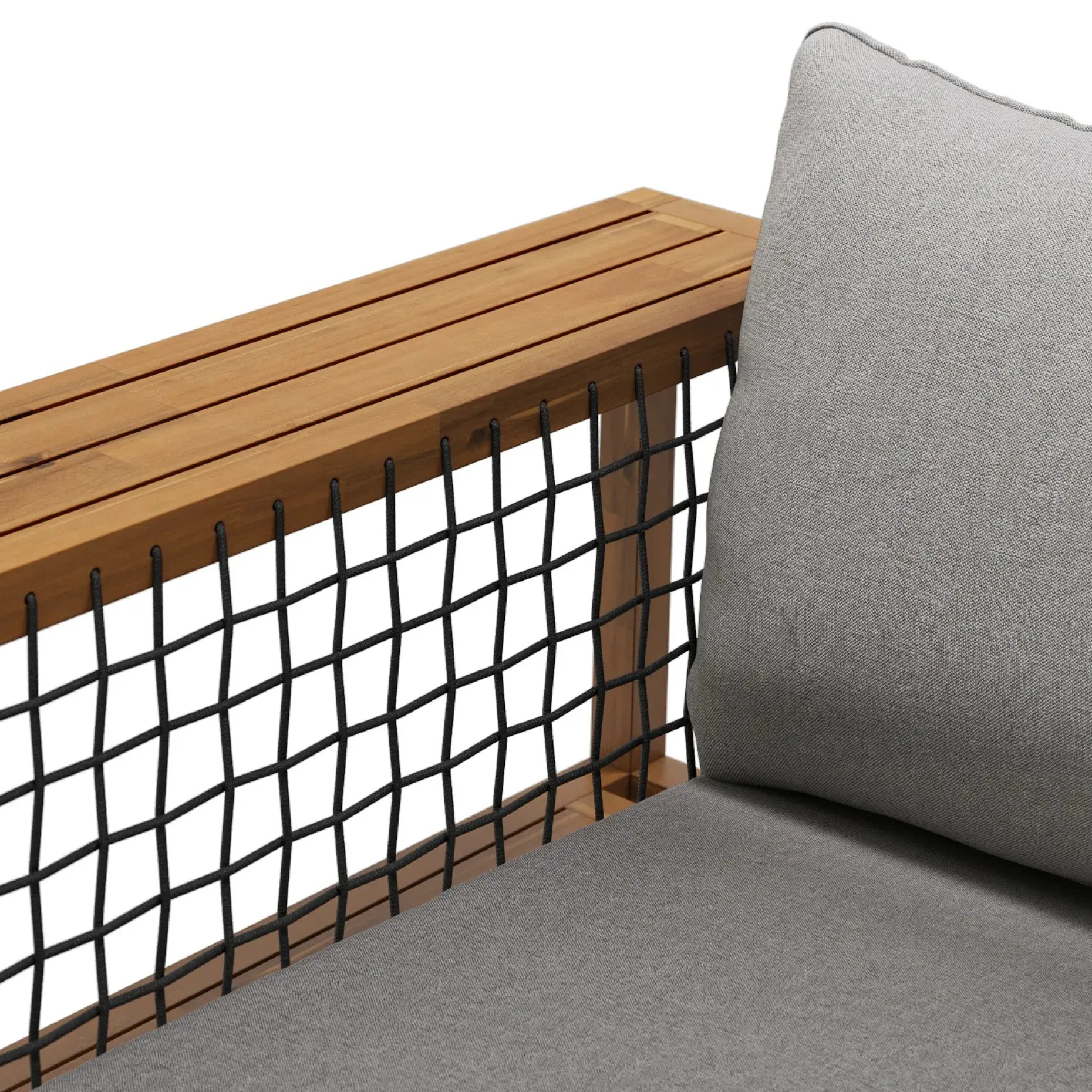 Callais 120" Outdoor Sectional - Taupe Gray