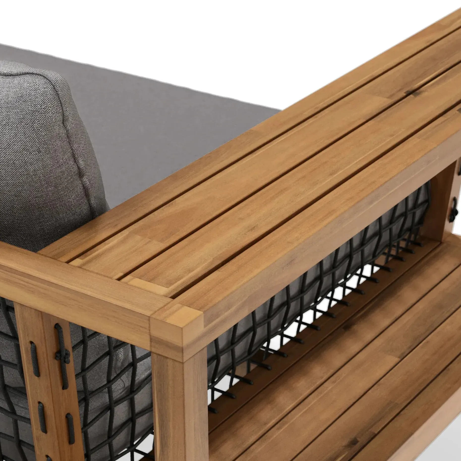 Callais 120" Outdoor Sectional - Taupe Gray