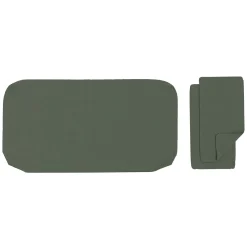 Callais Outdoor Sofa Cushion Cover Set - Dravite Green