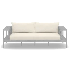 Callais Outdoor Sofa Cushion Cover Set - Dravite Ivory