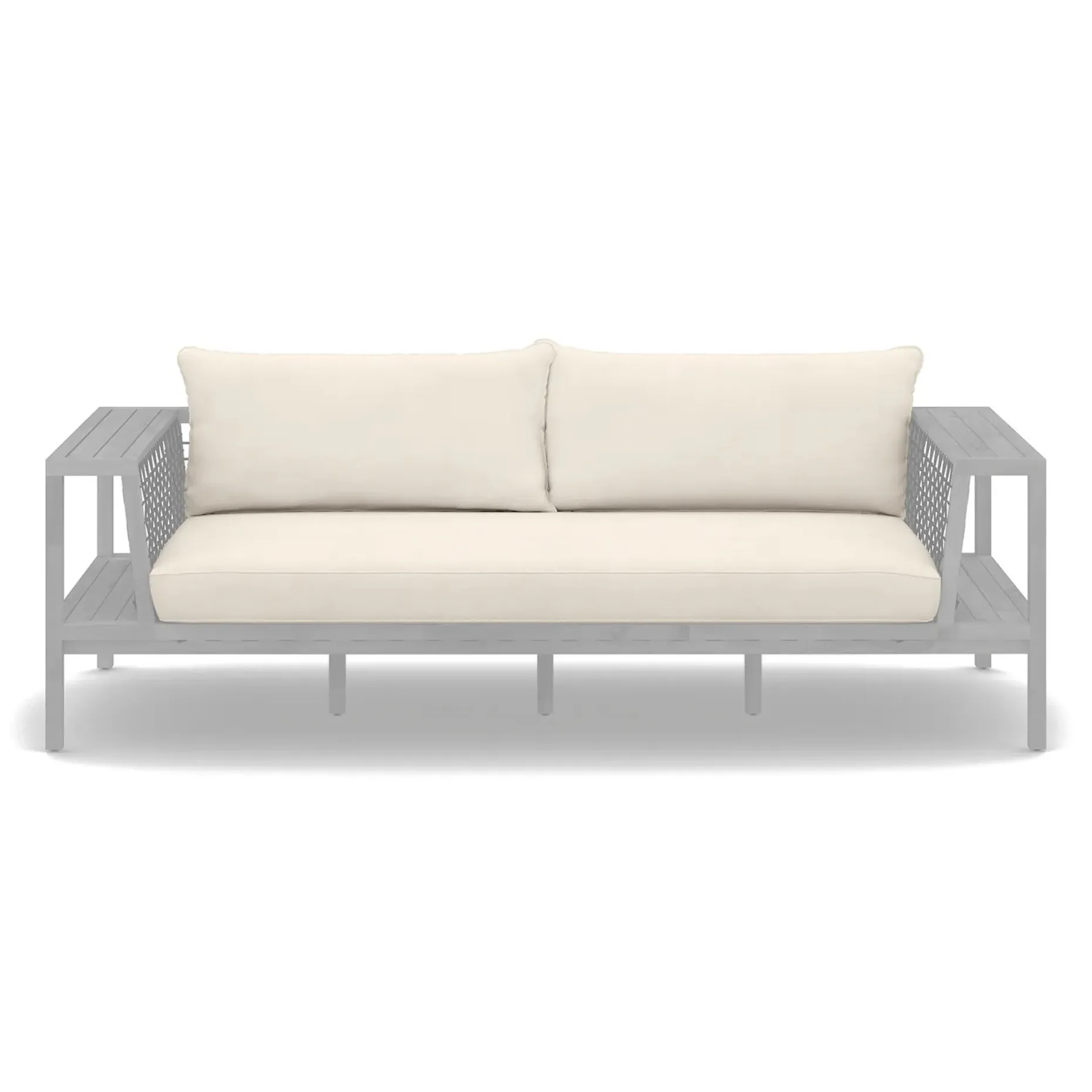 Callais Outdoor Sofa Cushion Cover Set - Dravite Ivory