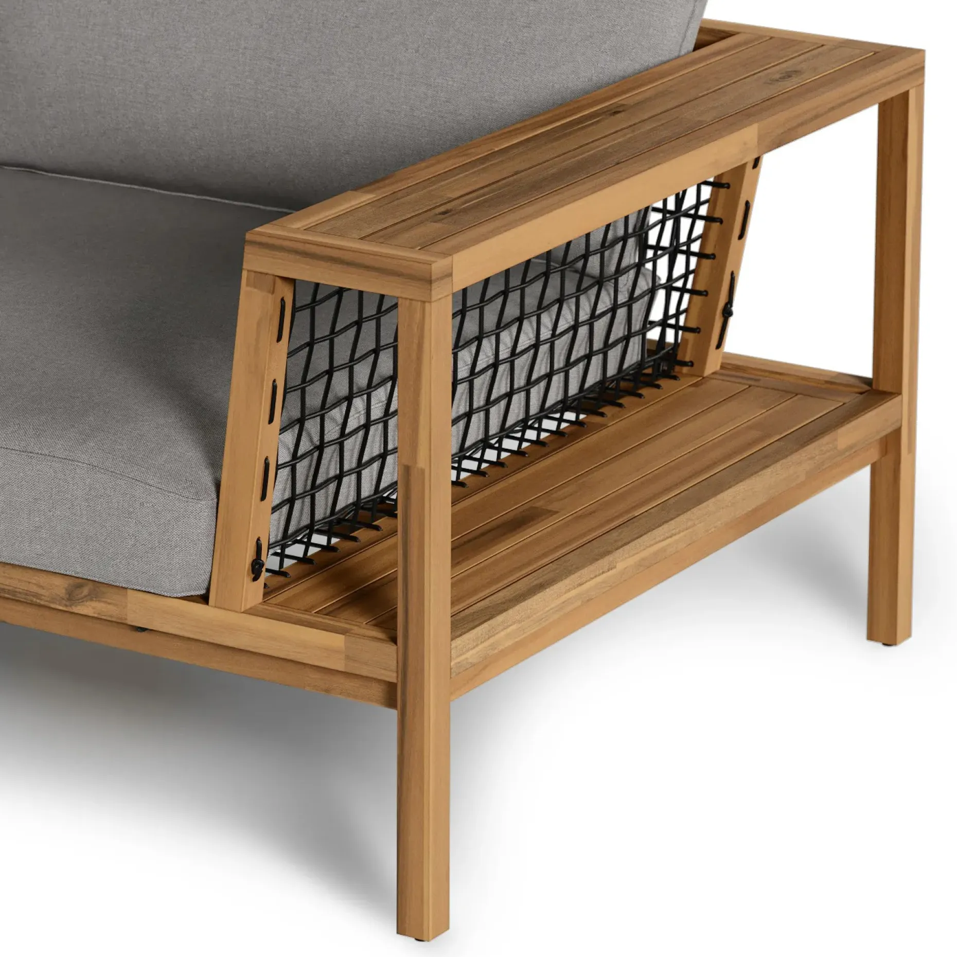 Callais 90.5" Outdoor Sofa - Taupe Gray