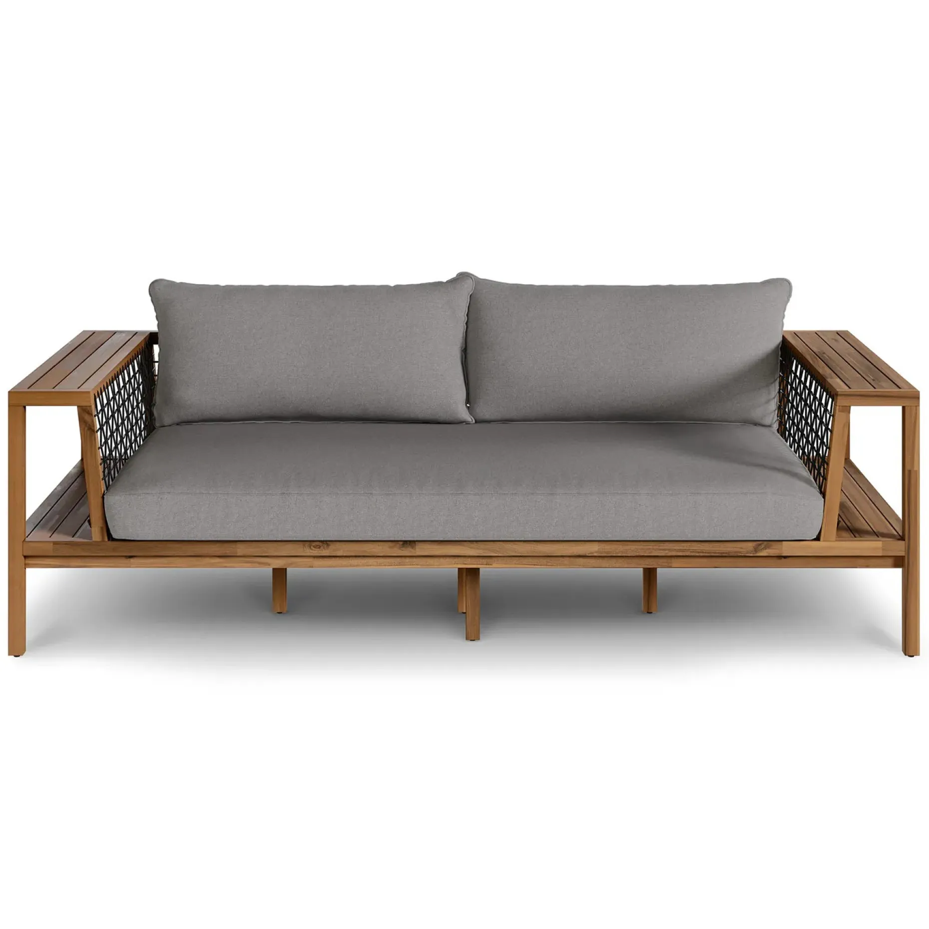 Callais 90.5" Outdoor Sofa - Taupe Gray