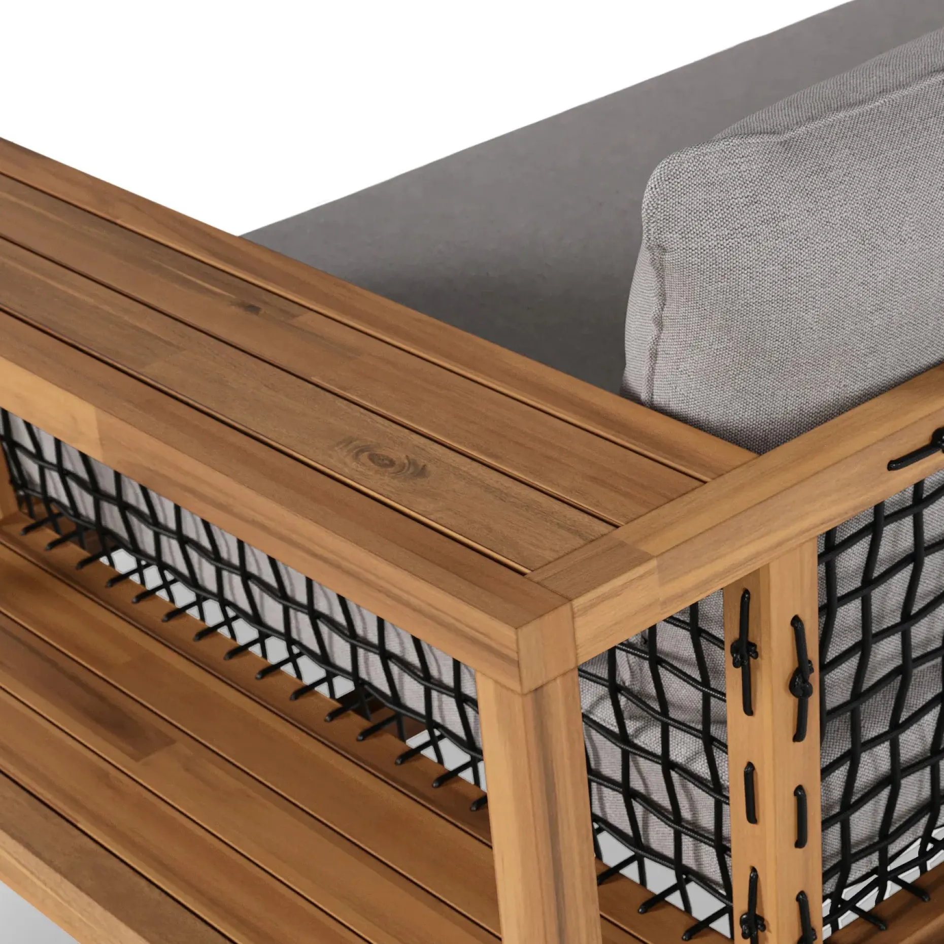 Callais 90.5" Outdoor Sofa - Taupe Gray