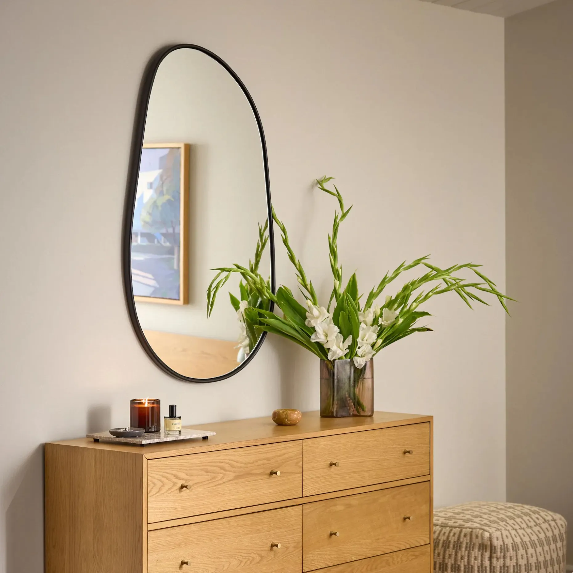 Calvet Wall Mirror - Black