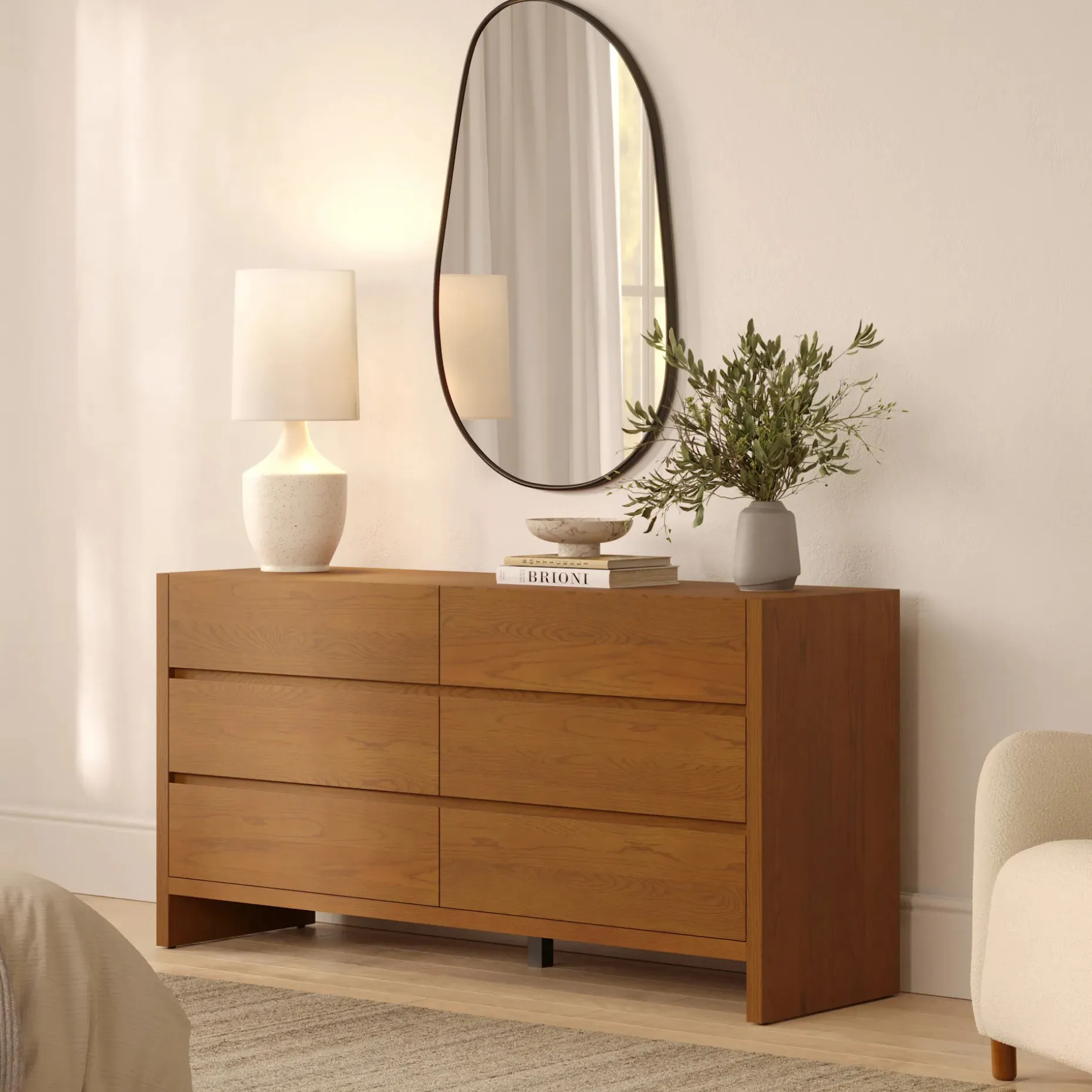 Calvet Wall Mirror - Black