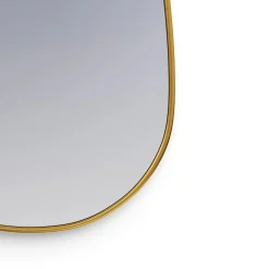 Calvet Wall Mirror - Brass