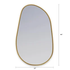 Calvet Wall Mirror - Brass