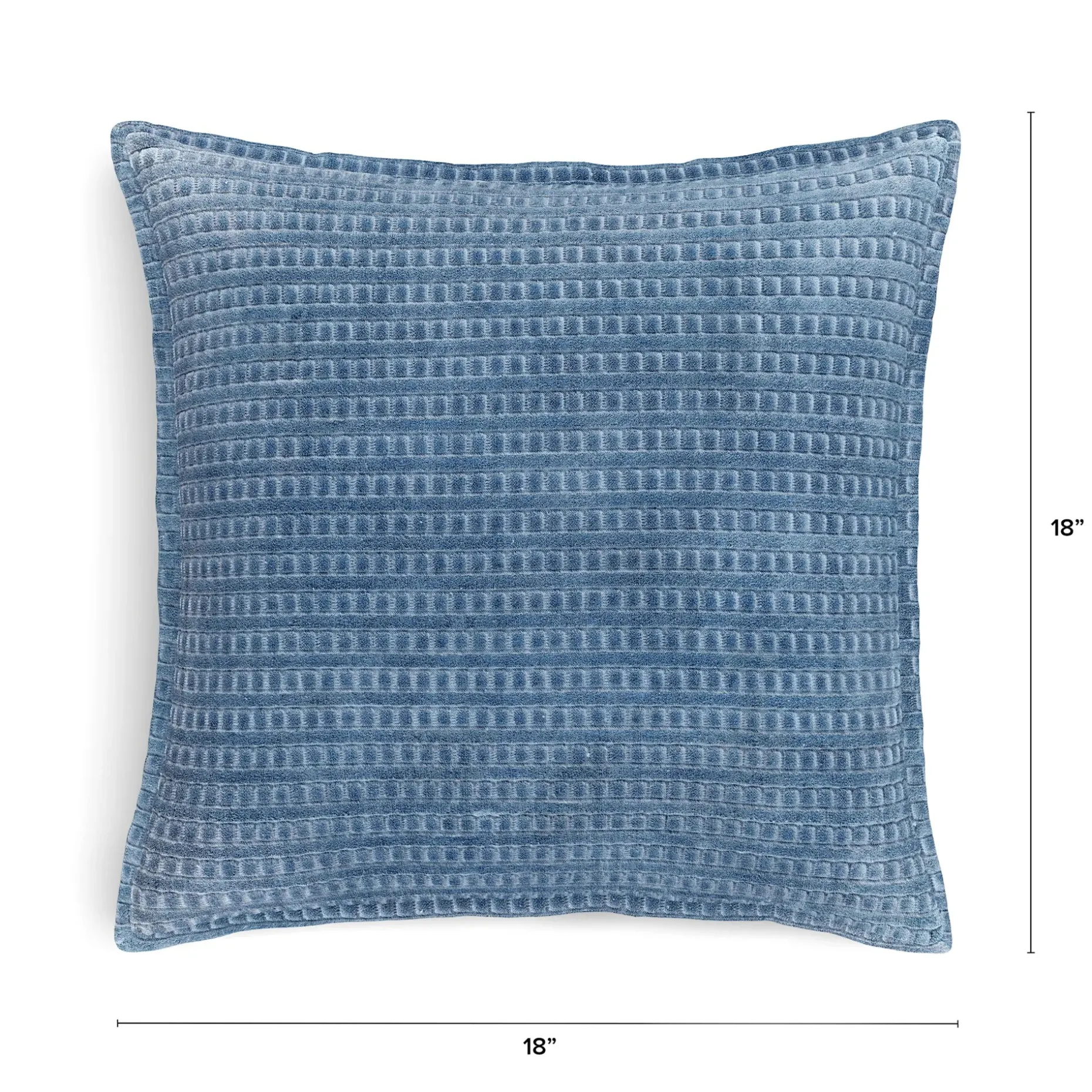 Camil Velvet Pillow - Blue