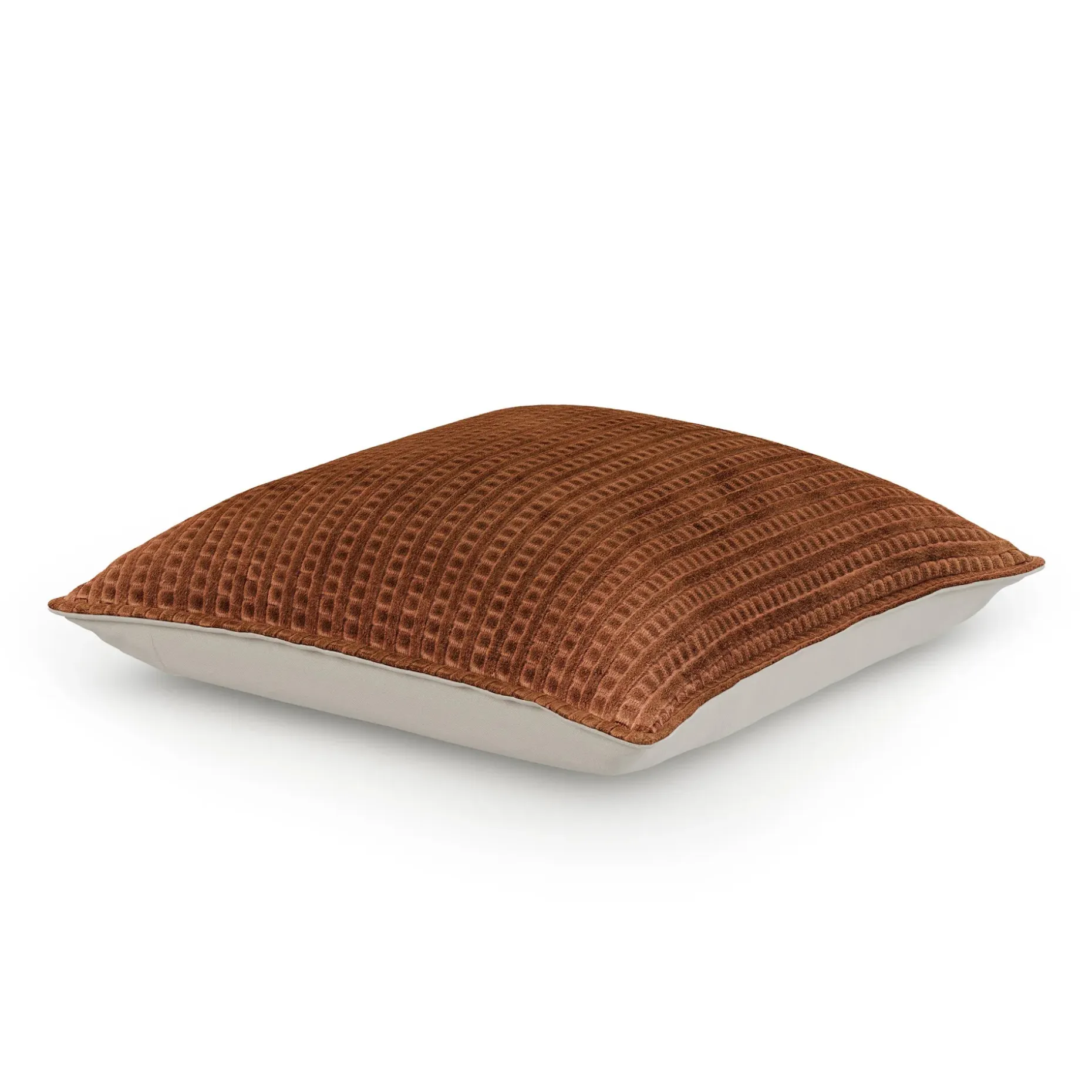 Camil Velvet Pillow - Brown