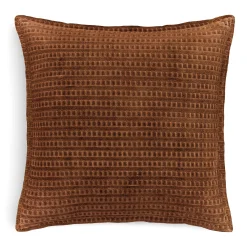 Camil Velvet Pillow - Brown
