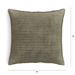 Camil Velvet Pillow - Green