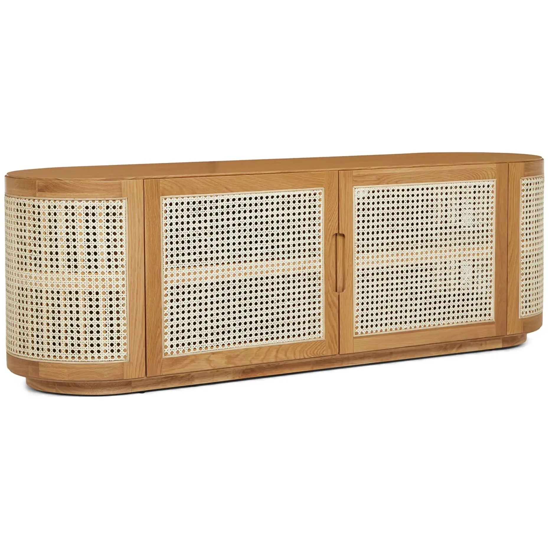 Candra 63" Media Unit - Oak