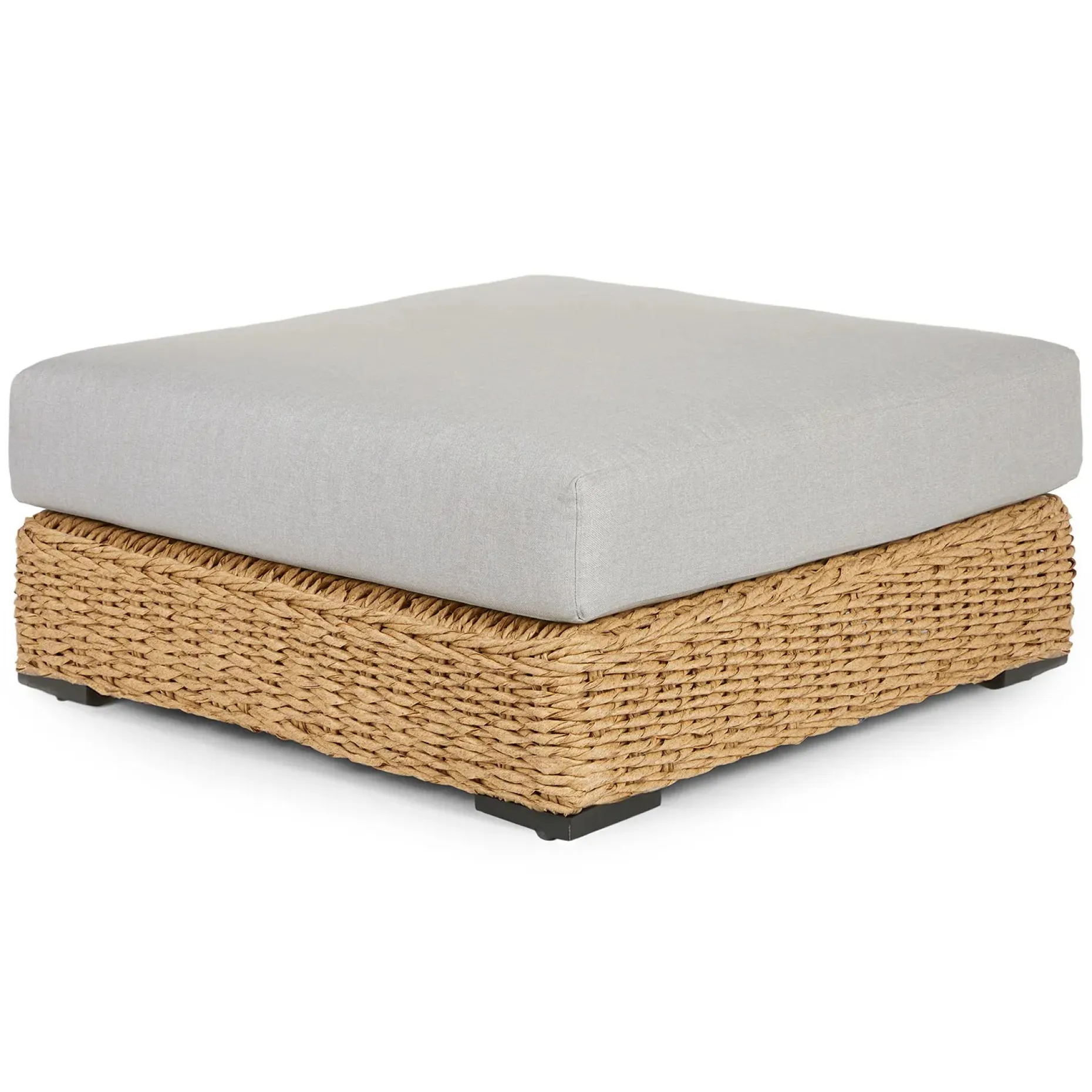Capra 37.5" Outdoor Ottoman - Beach Sand