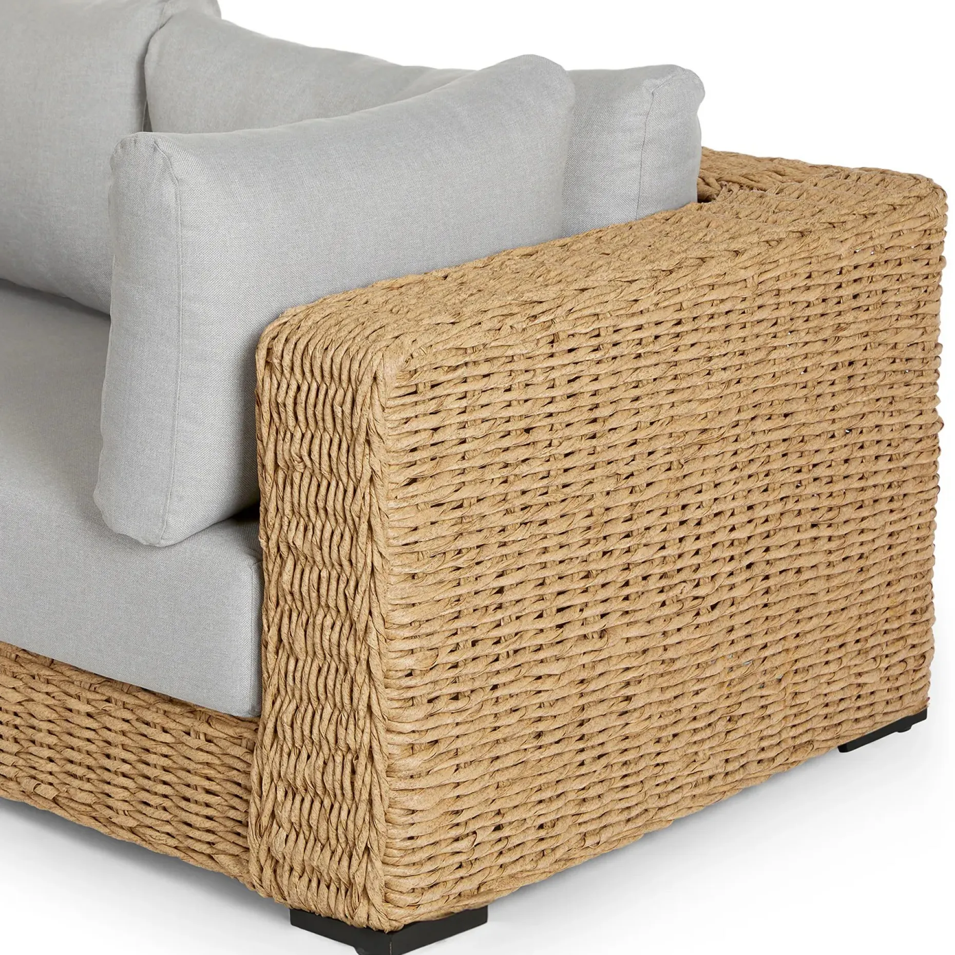 Capra 97" Outdoor Sectional Set - Beach Sand
