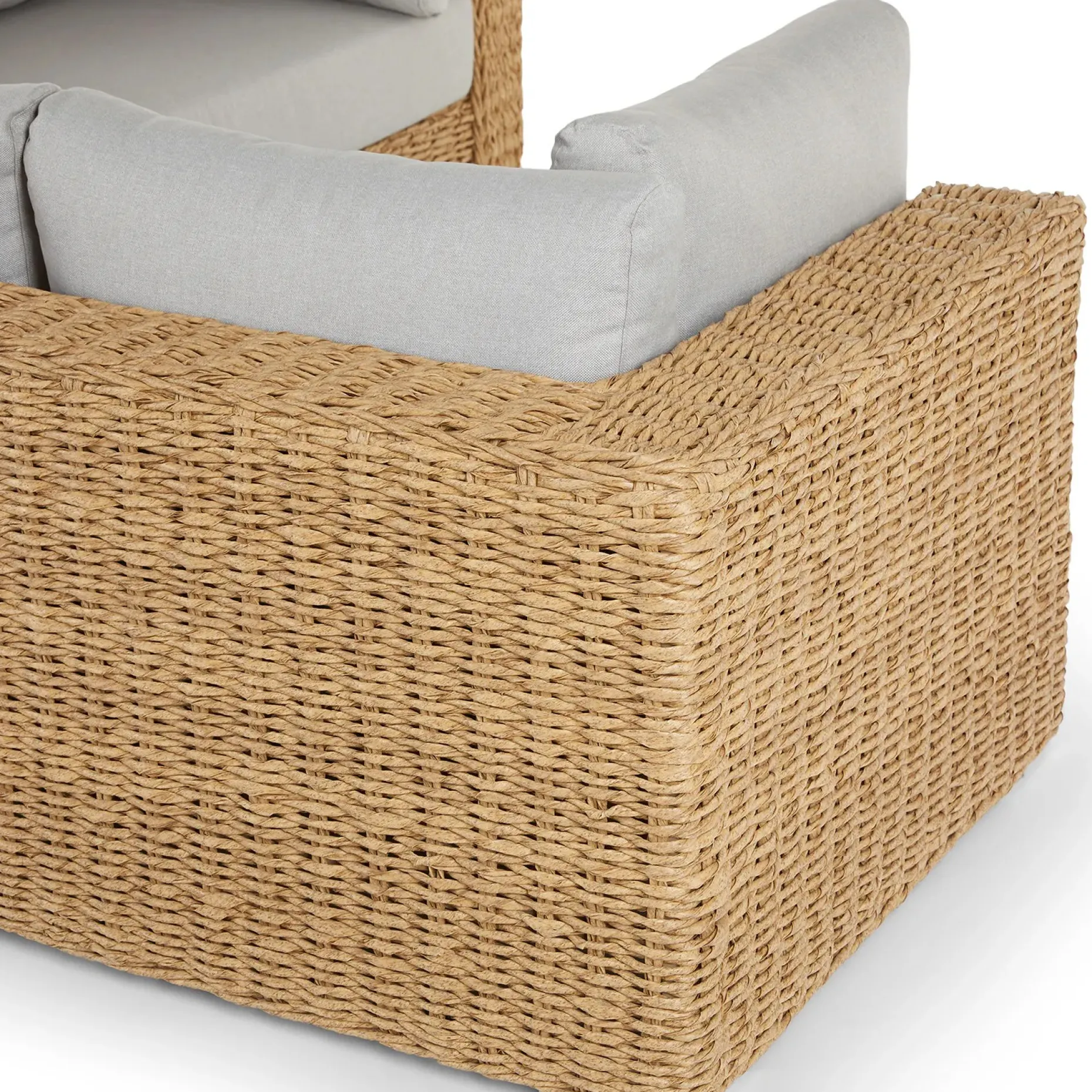 Capra 97" Outdoor Sectional Set - Beach Sand