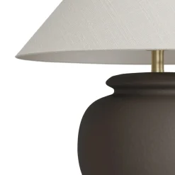 Carrizo Table Lamp - Charcoal Ceramic