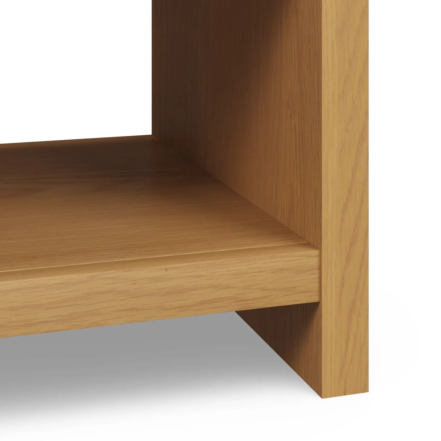 Cassie 56" Bench - Natural Oak and Ivory Chenille