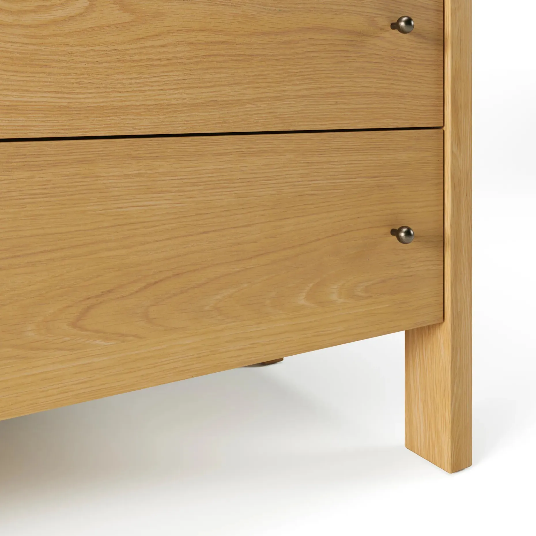 Cassie 6-Drawer Double Dresser - Natural Oak