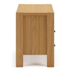 Cassie 2-Drawer Nightstand - Natural Oak