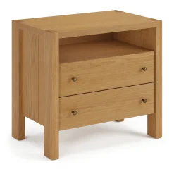 Cassie 2-Drawer Nightstand - Natural Oak