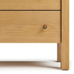 Cassie 2-Drawer Nightstand - Natural Oak