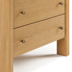 Cassie 2-Drawer Nightstand - Natural Oak