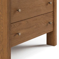 Cassie 2-Drawer Nightstand - Smoked Oak
