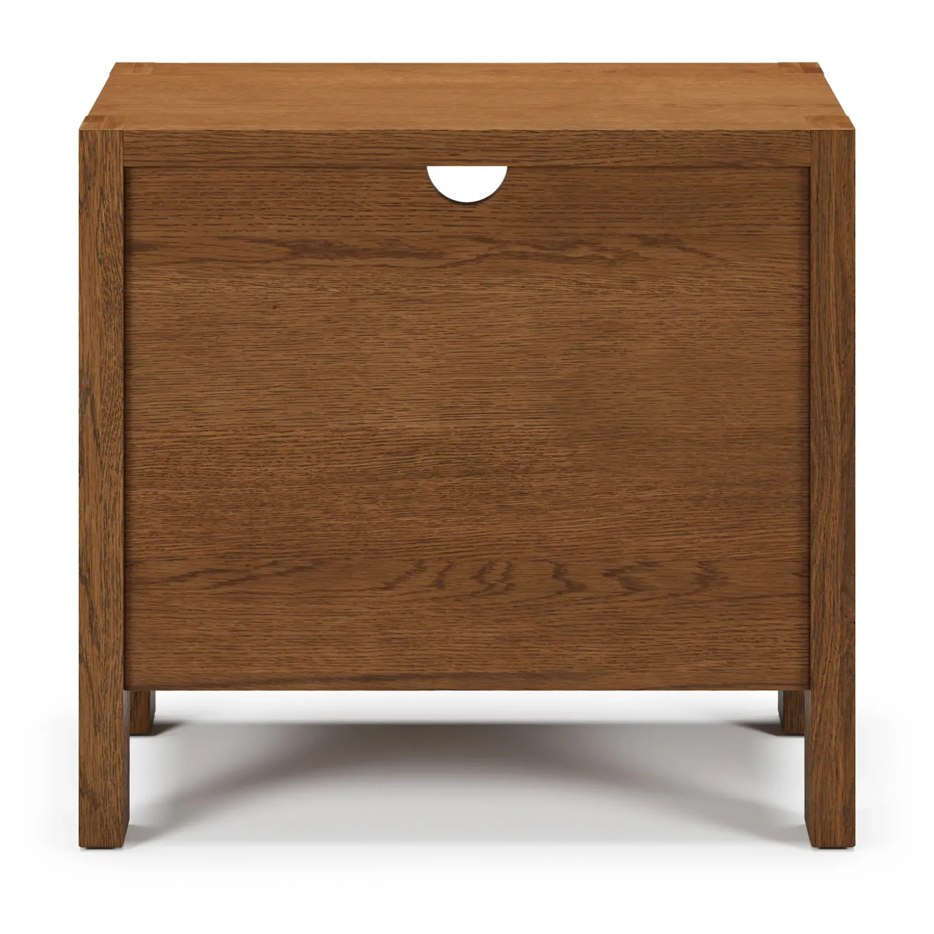 Cassie 2-Drawer Nightstand - Smoked Oak