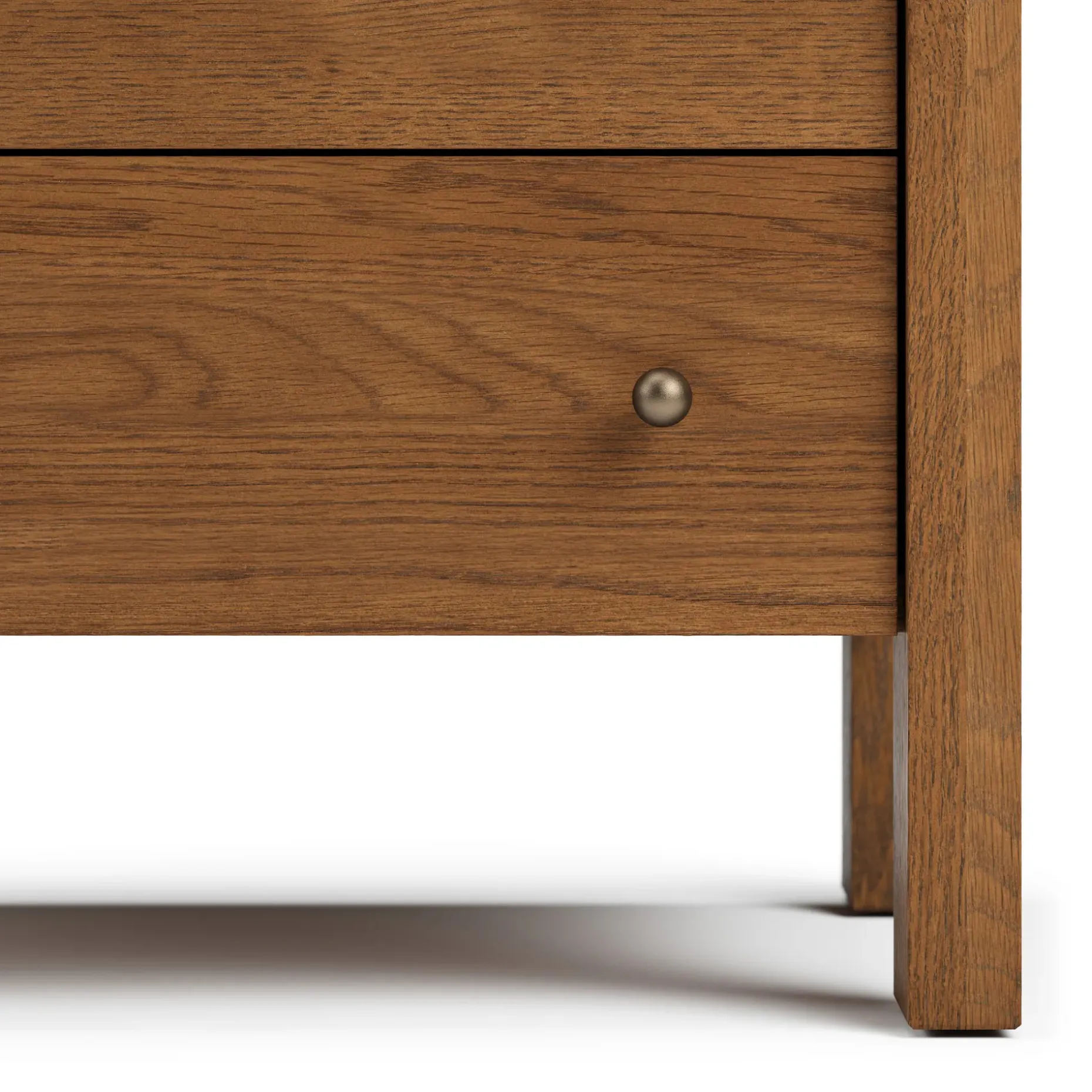 Cassie 2-Drawer Nightstand - Smoked Oak