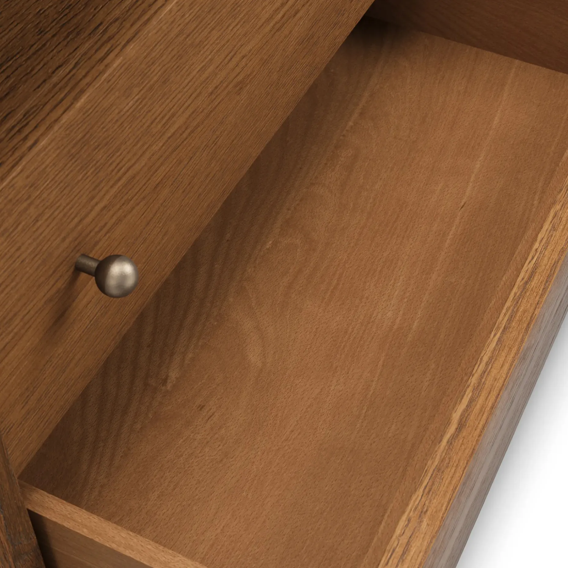 Cassie 2-Drawer Nightstand - Smoked Oak