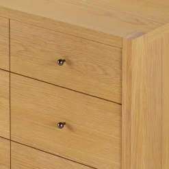 Cassie 9-Drawer Triple Dresser - Natural Oak