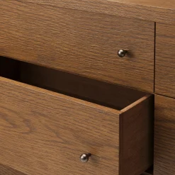 Cassie 9-Drawer Triple Dresser - Smoked Oak
