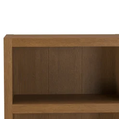 Cassie 22" Hall Tree - Smoked Oak and Taupe Chenille