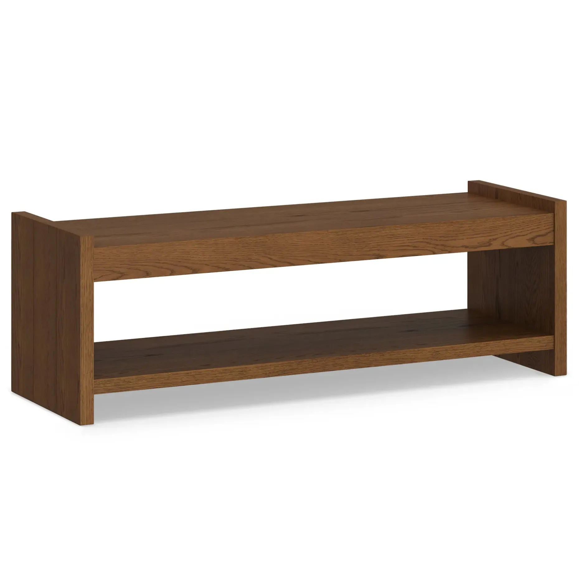 Cassie 56" Velvet Bench - Smoked Oak and Hale Fir Green