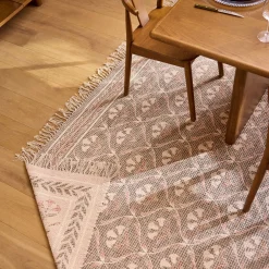 Cecile 9 x 12 Reversible Rug - Olive Green and Earthy Beige