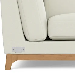 Ceni 88" Corner Sectional - Buckler Ivory