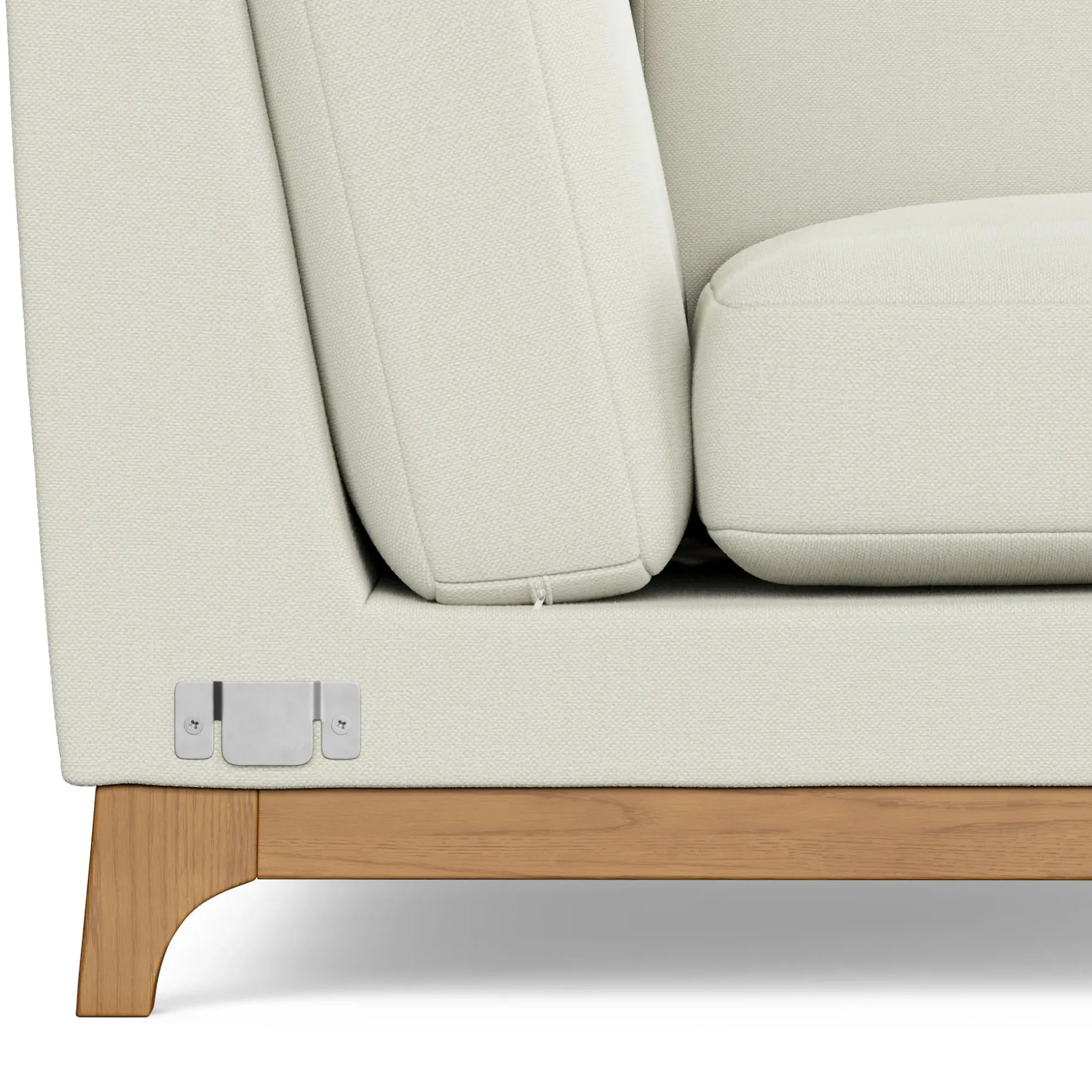 Ceni 88" Corner Sectional - Buckler Ivory