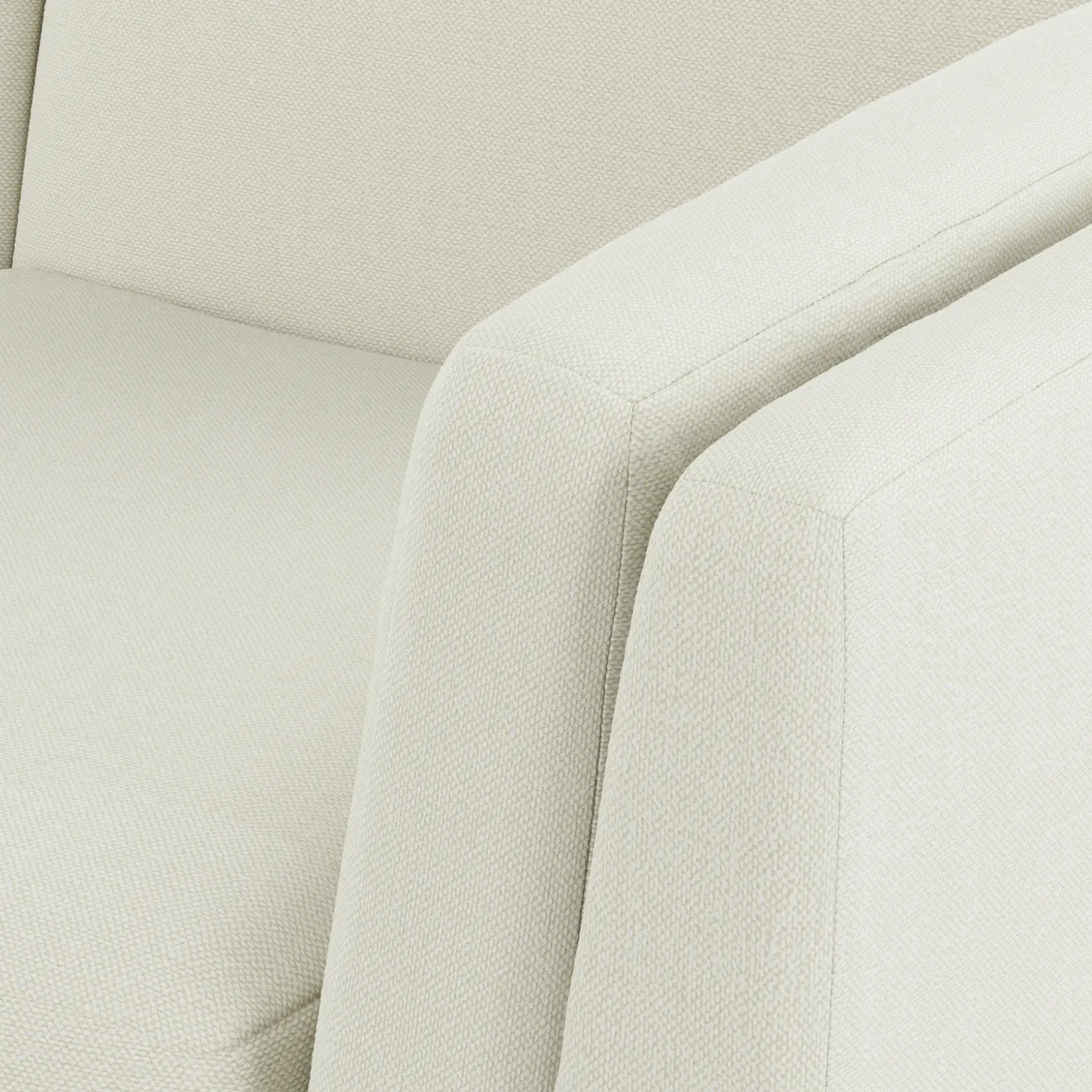 Ceni 88" Corner Sectional - Buckler Ivory