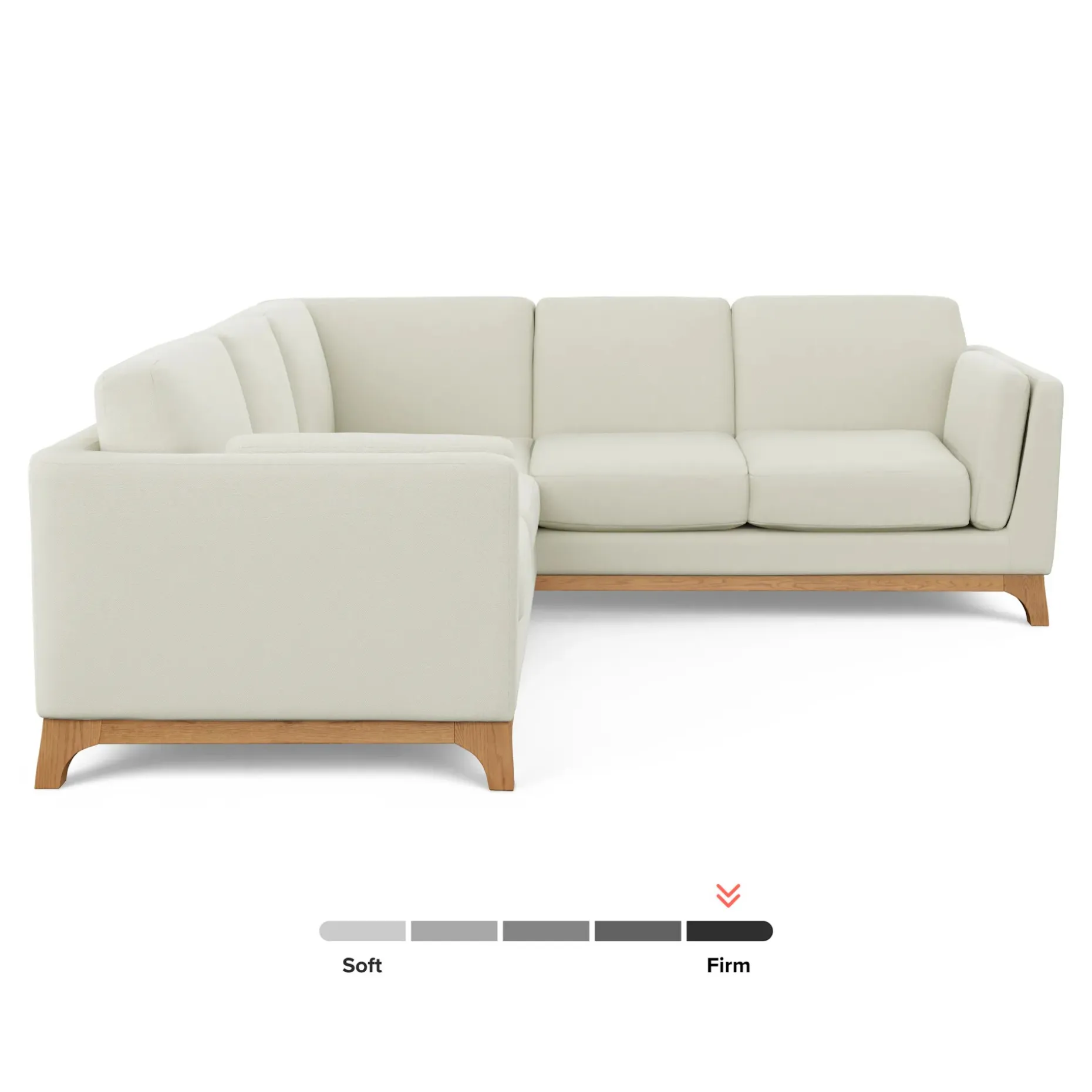 Ceni 88" Corner Sectional - Buckler Ivory