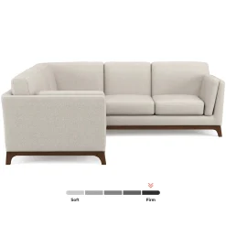 Ceni 88" Corner Sectional - Chalk Gray