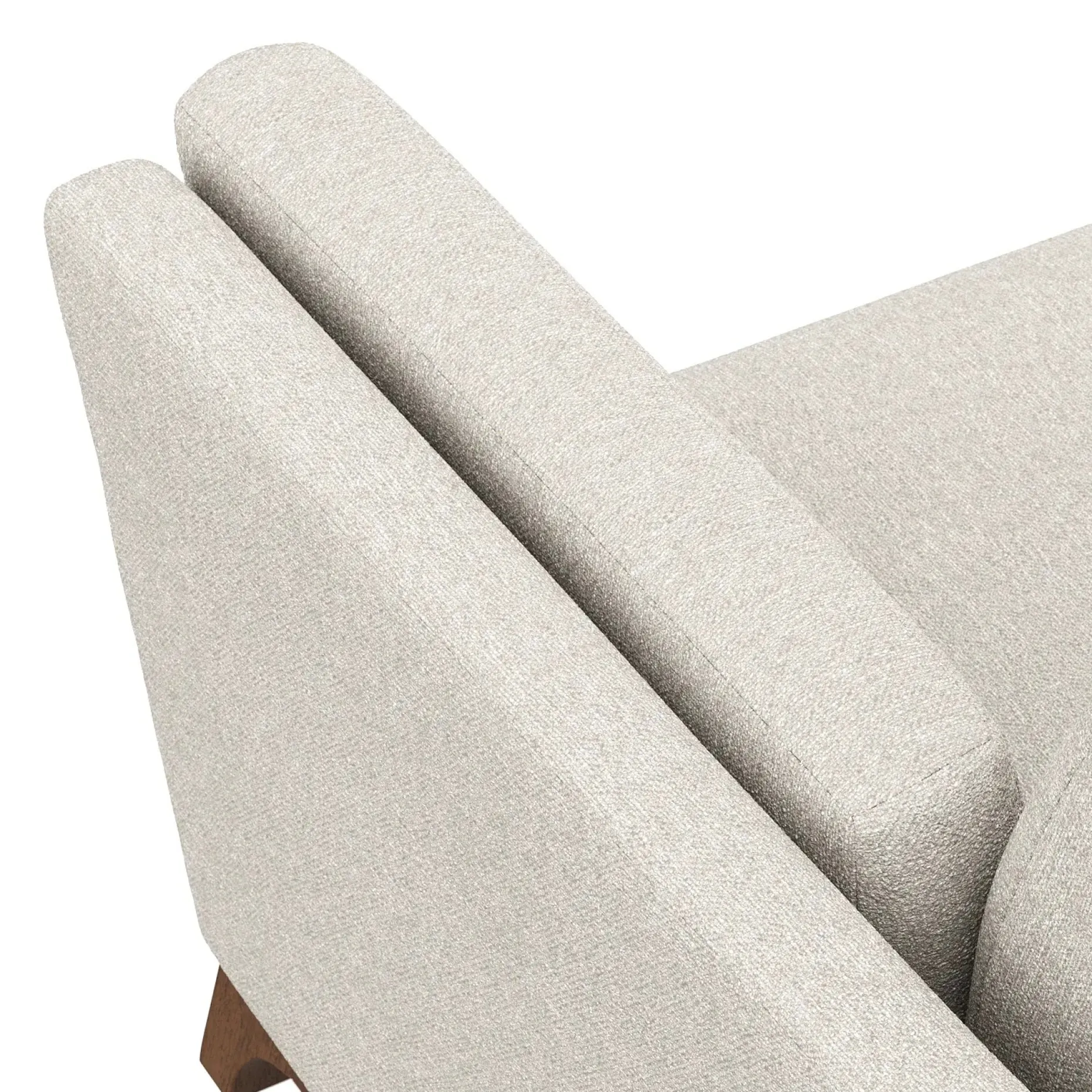 Ceni 88" Corner Sectional - Chalk Gray